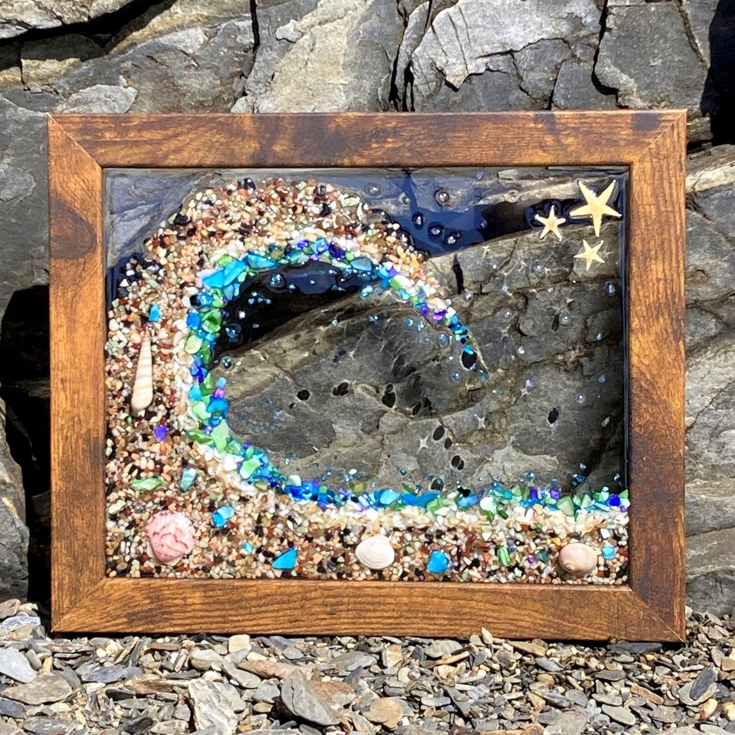 Seas the Day (Brown Frame)