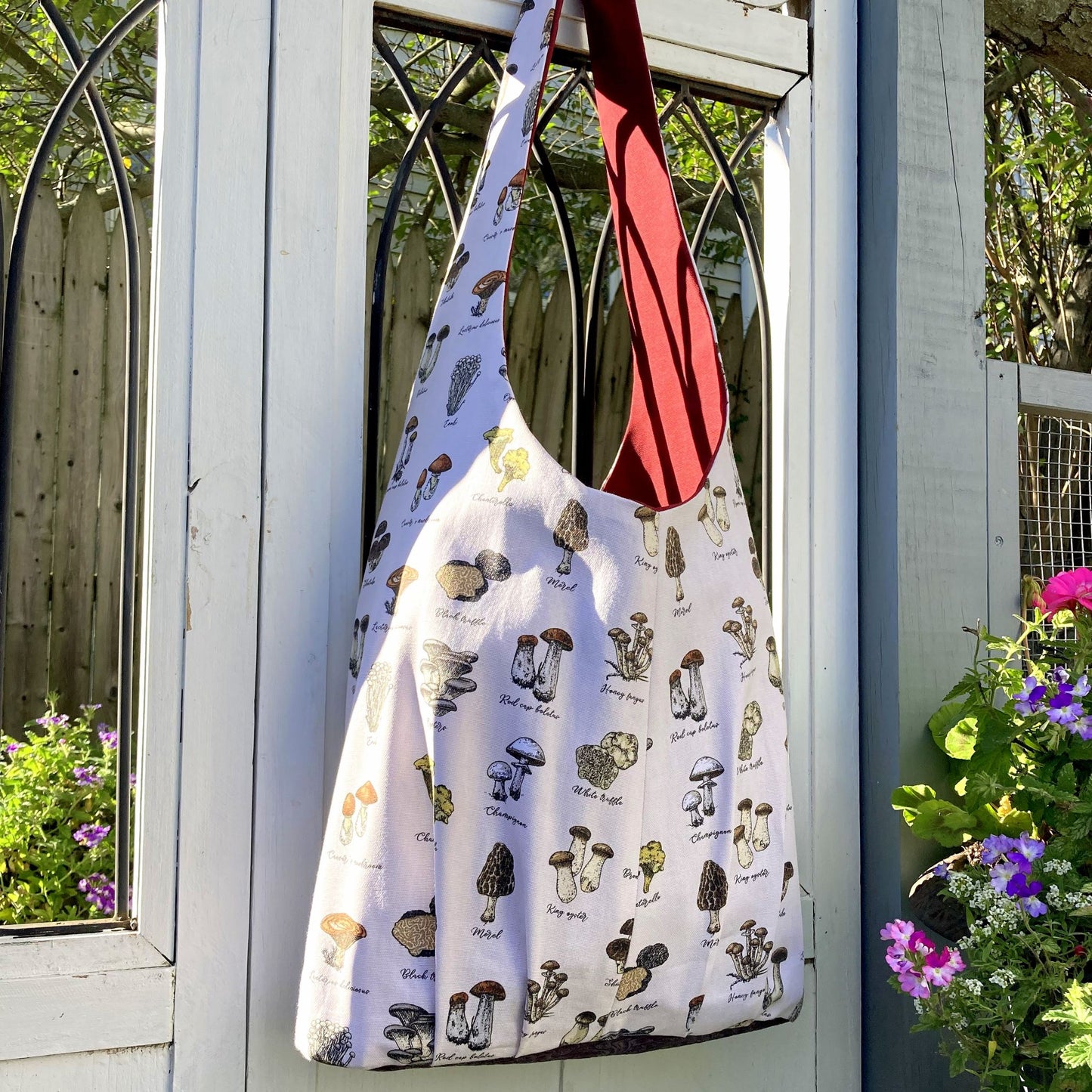 Fungi Forager Boho Bag